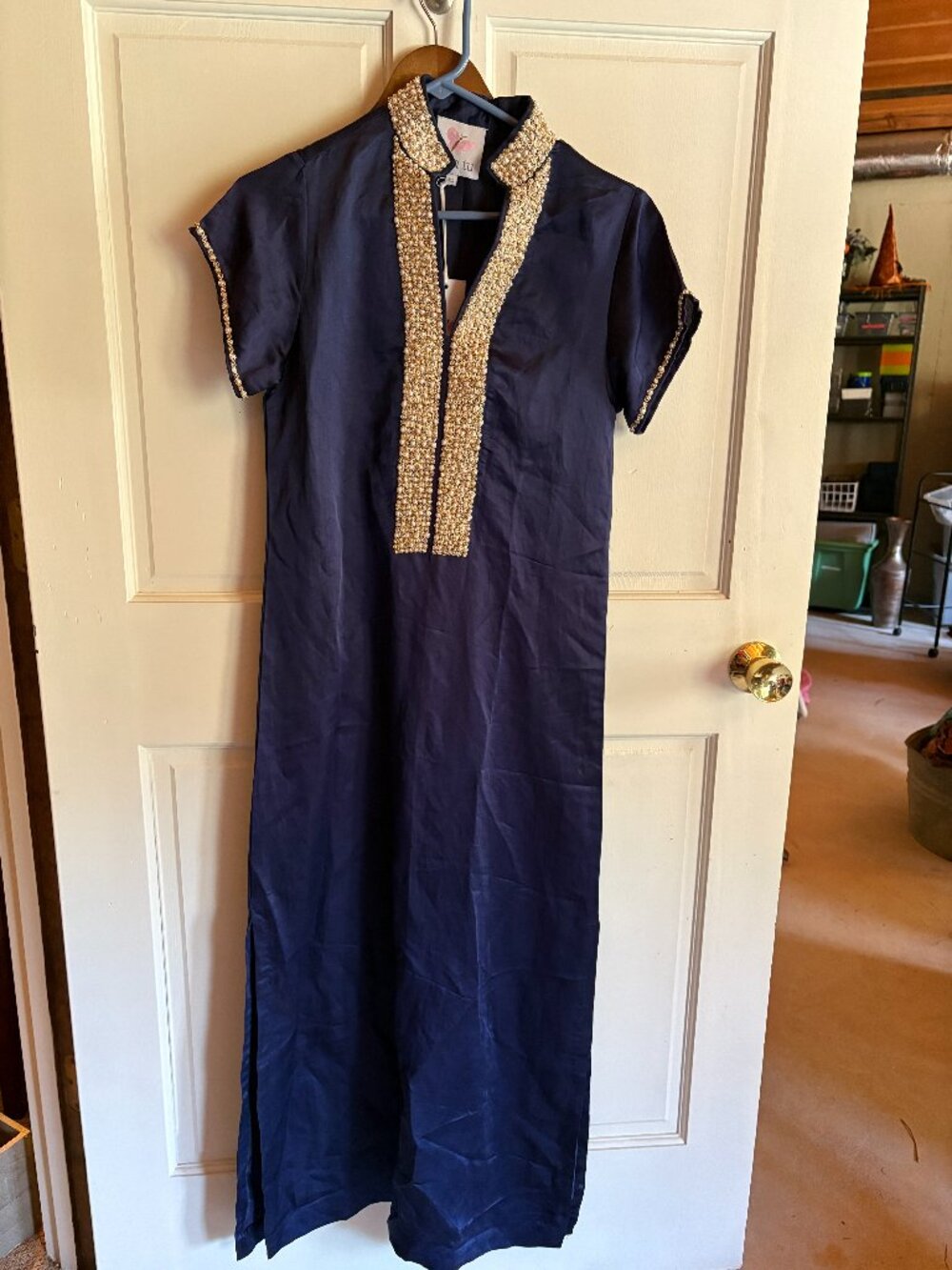 Bella Tu Pearl 3/4 Sleeve Caftan - Size XS NWT